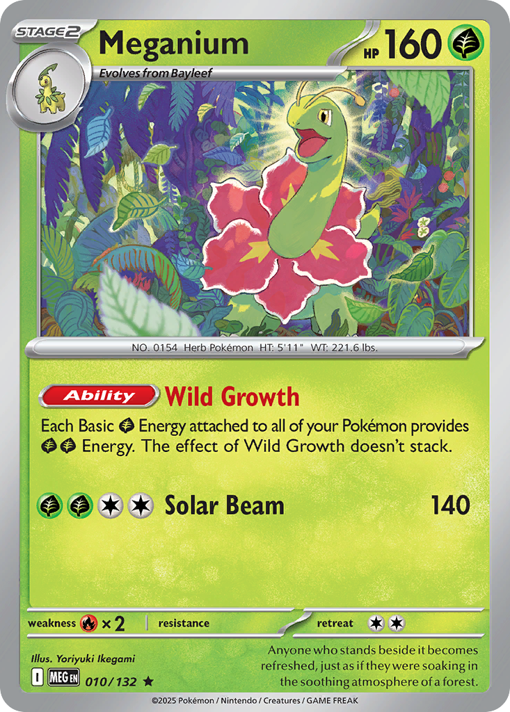 Meganium (Holo) 010/132