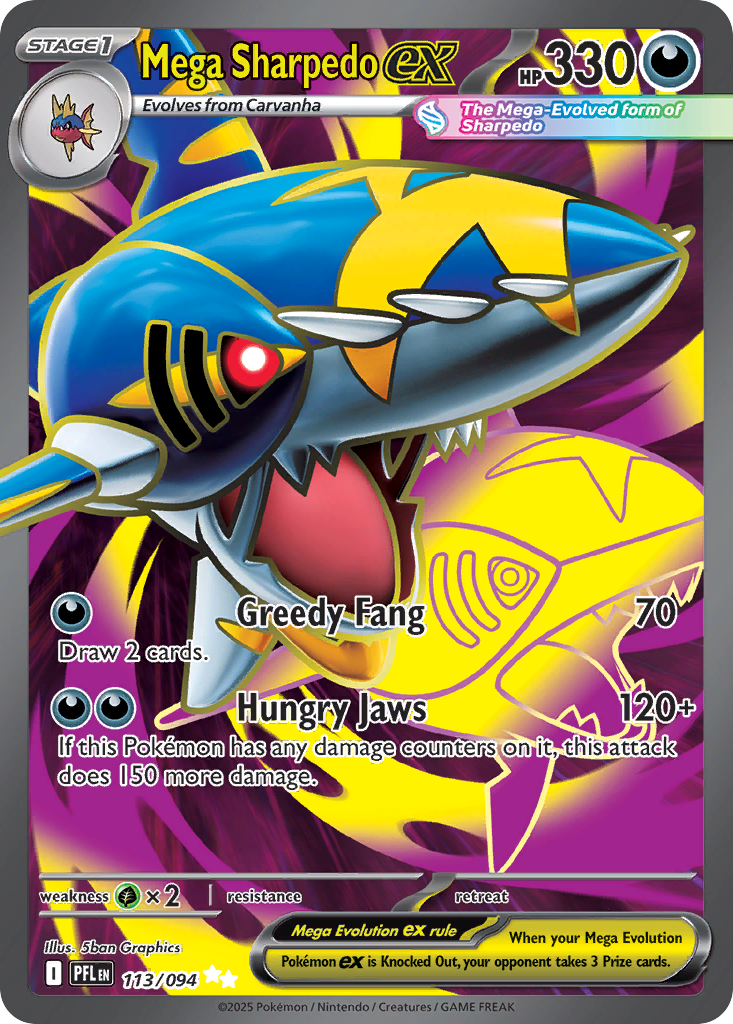 Mega Sharpedo ex 113/94