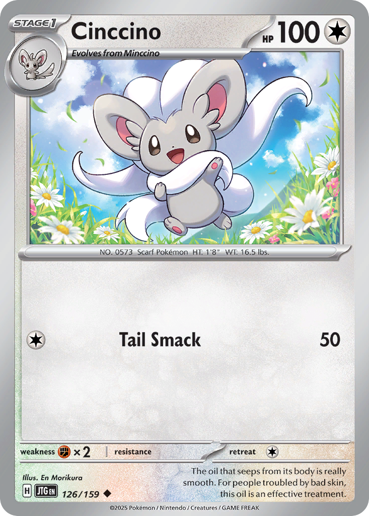 Cinccino (Reverse Holo) 126/159