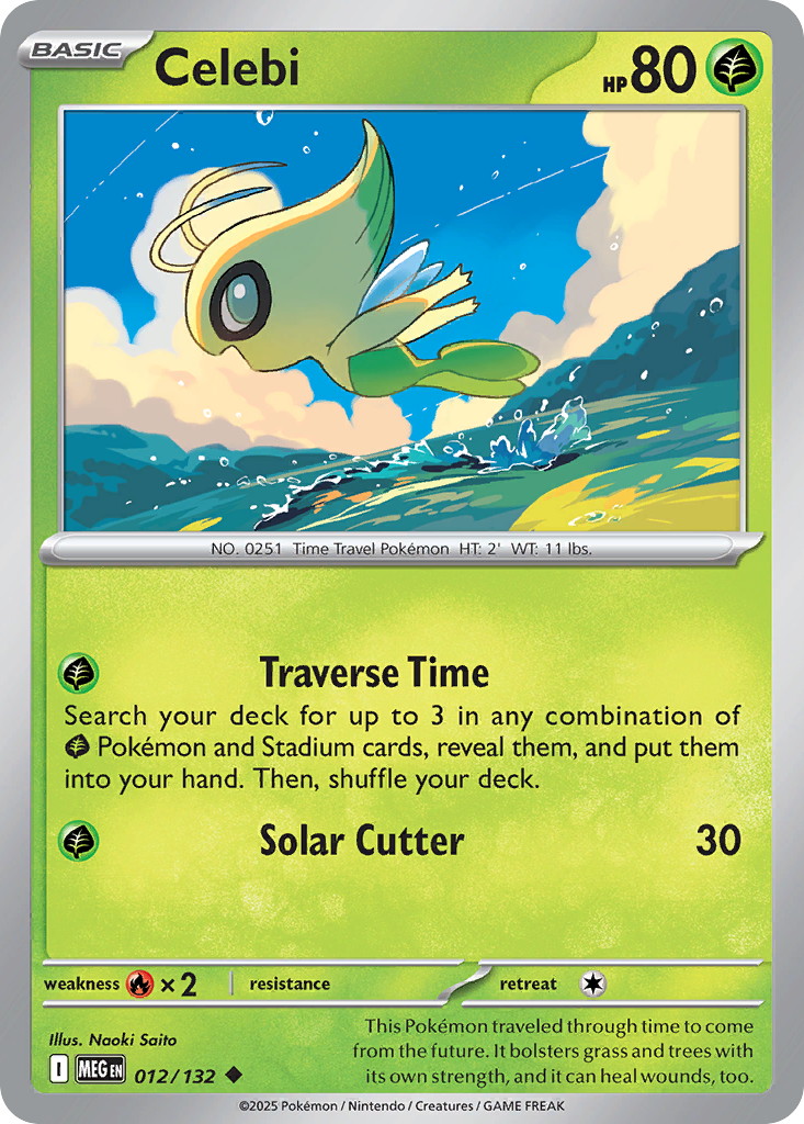 Celebi (Reverse Holo) 012/132