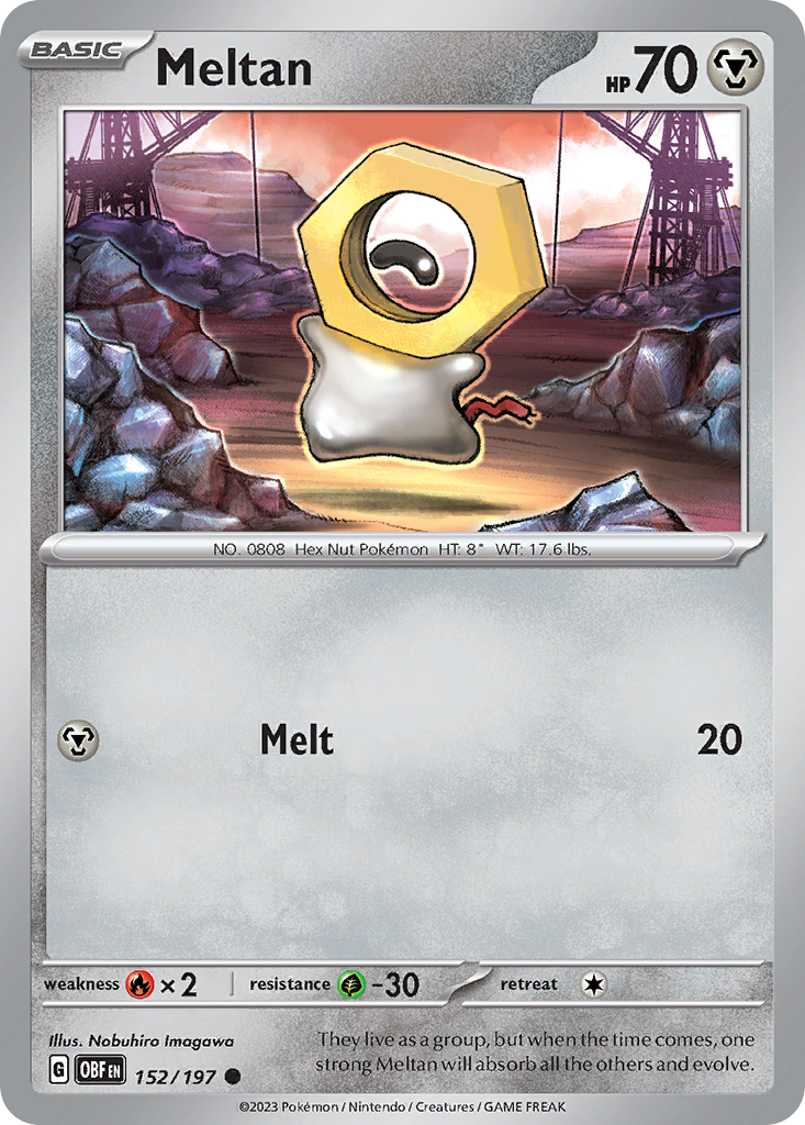 Meltan (Reverse Holo) 152/197