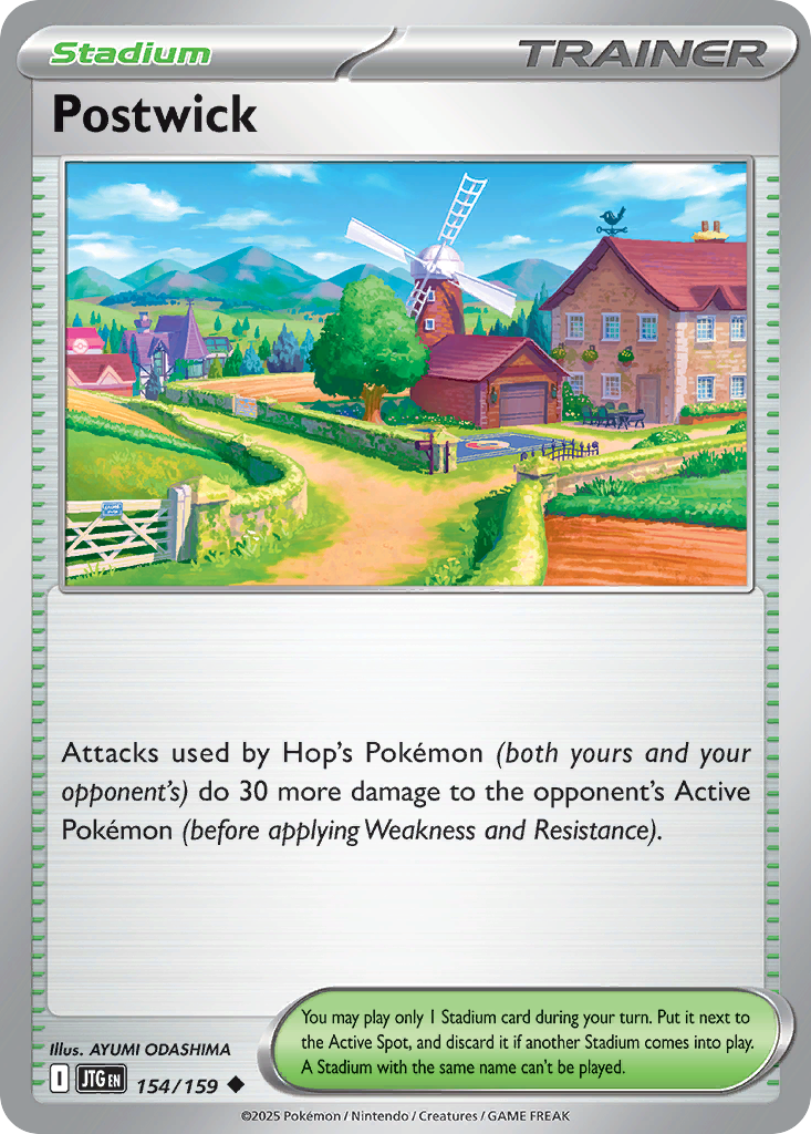 Postwick (Reverse Holo) 154/159