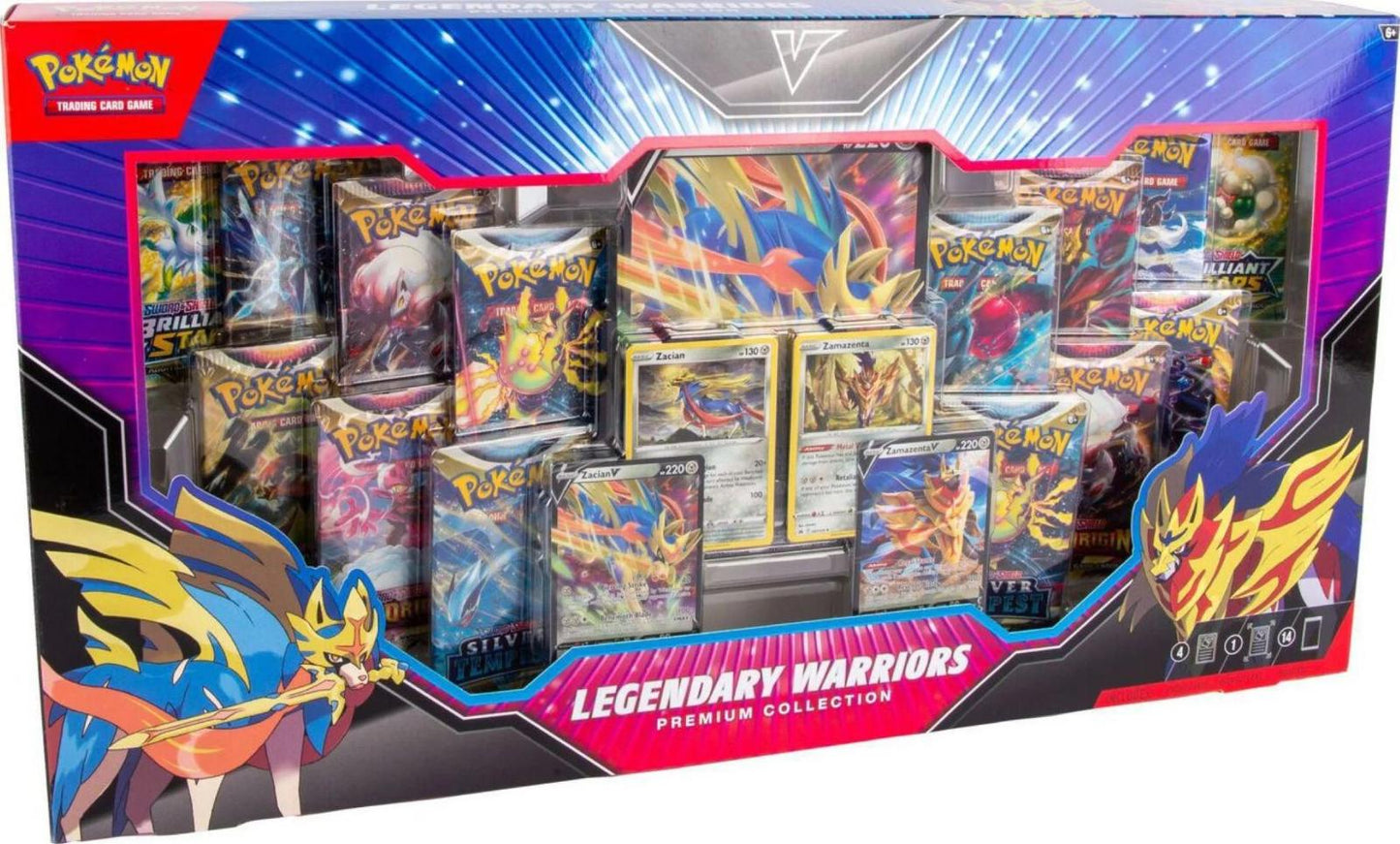 Pokemon TCG: Sword & Shield - Legendary Warriors Premium Collection