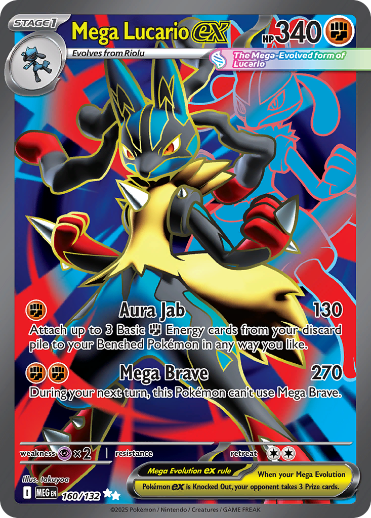 Mega Lucario ex 160/132