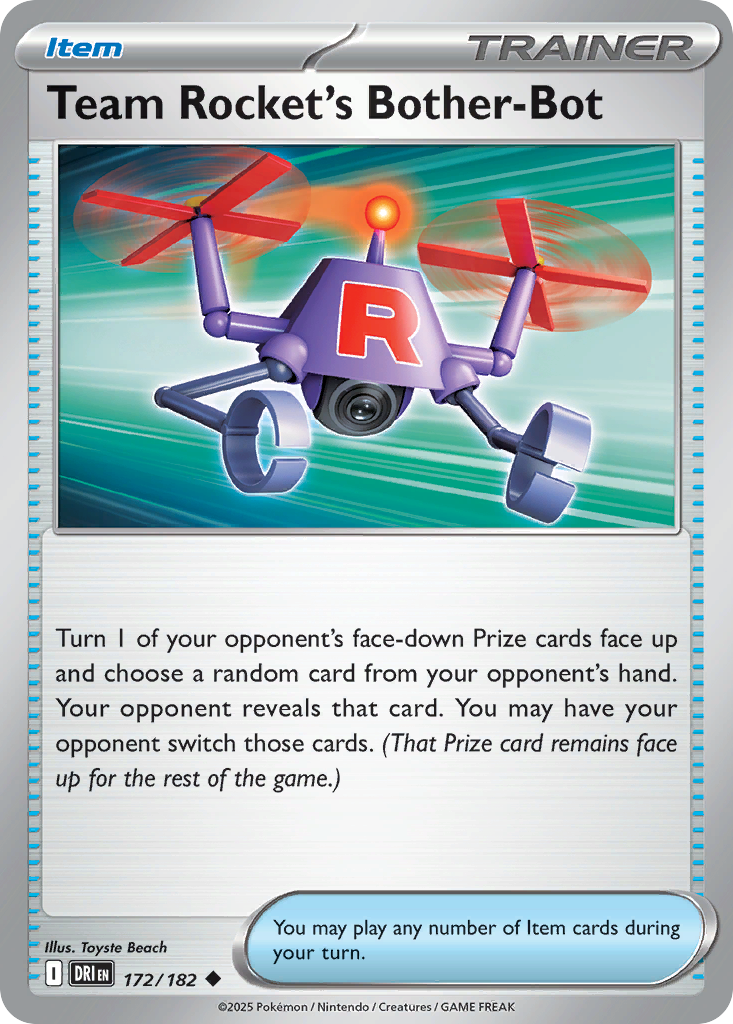 Team Rocket's Bother-Bot (Reverse Holo) 172/182