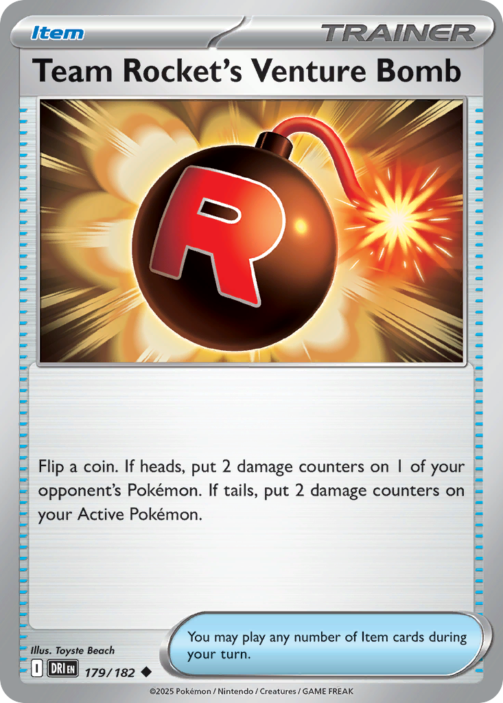 Team Rocket's Venture Bomb 179/182