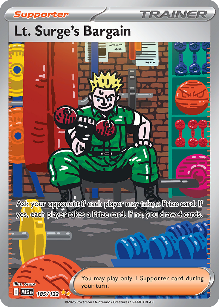 Lt. Surge's Bargain 185/132