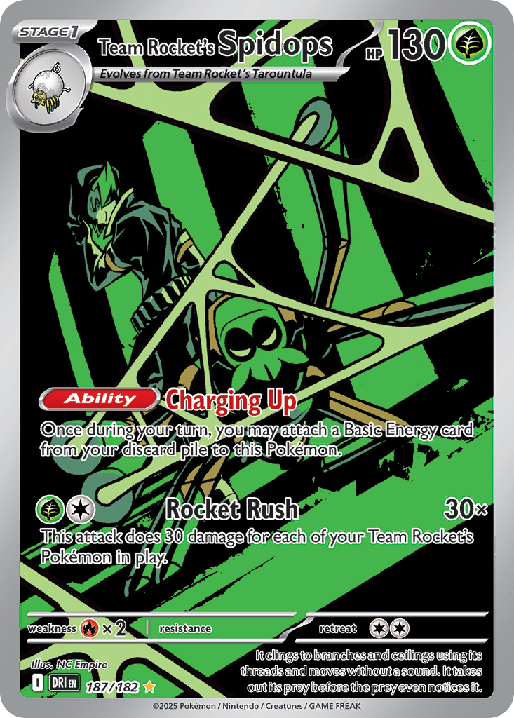 Team Rocket's Spidops 187/182