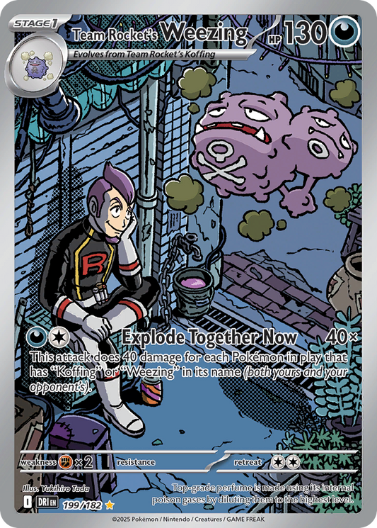 Team Rocket's Weezing 199/182