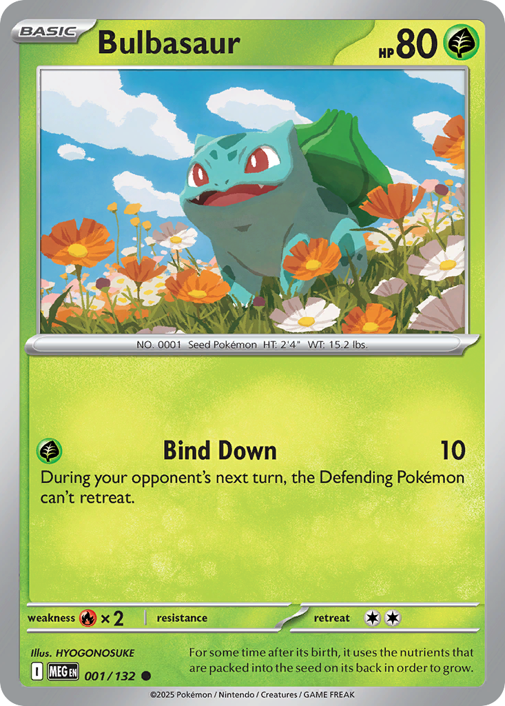 Bulbasaur (Reverse Holo) 001/132