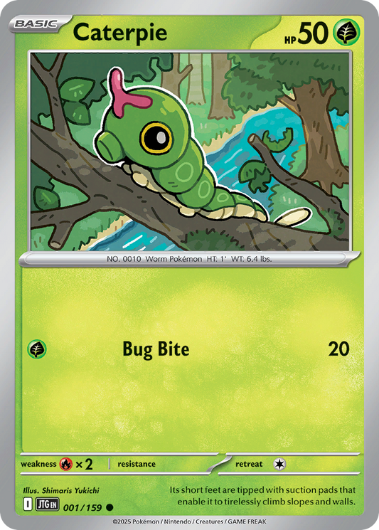 Caterpie (Reverse Holo) 001/159
