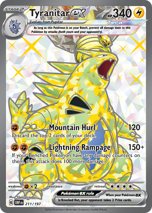 Tyranitar ex 211/197