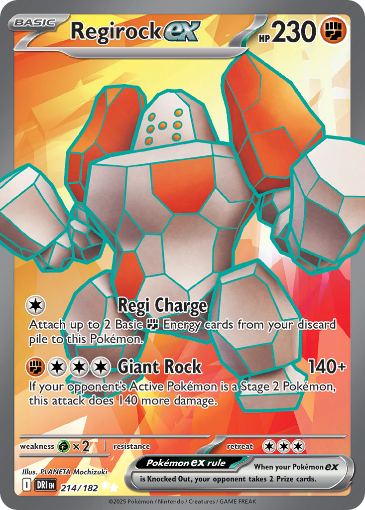 Regirock ex 214/182