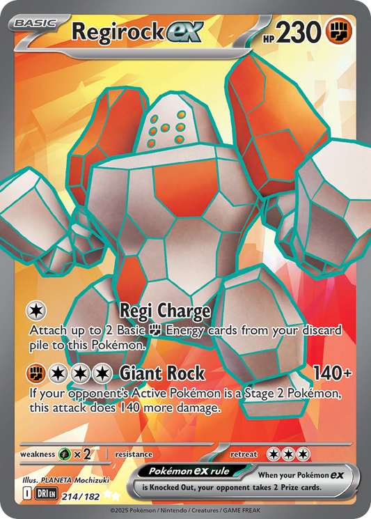 Regirock ex 214/182