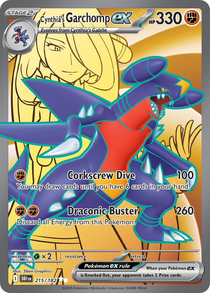 Cynthia's Garchomp ex 215/182