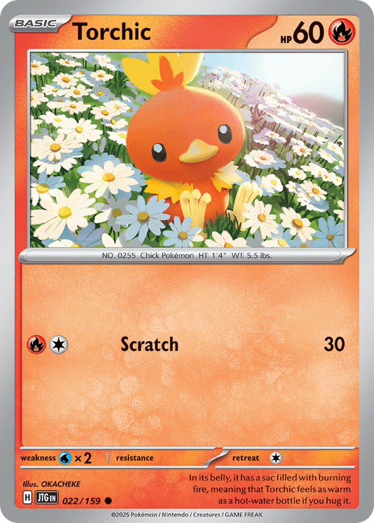 Torchic (Reverse Holo) 022/159