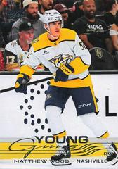 2025 UPPER DECK #228 - MATTHEW WOOD - YOUNG GUNS RC ROOKIE