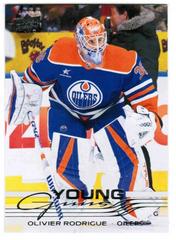 2025 UPPER DECK #203 - OLIVIER RODRIQUE - YOUNG GUNS RC ROOKIE