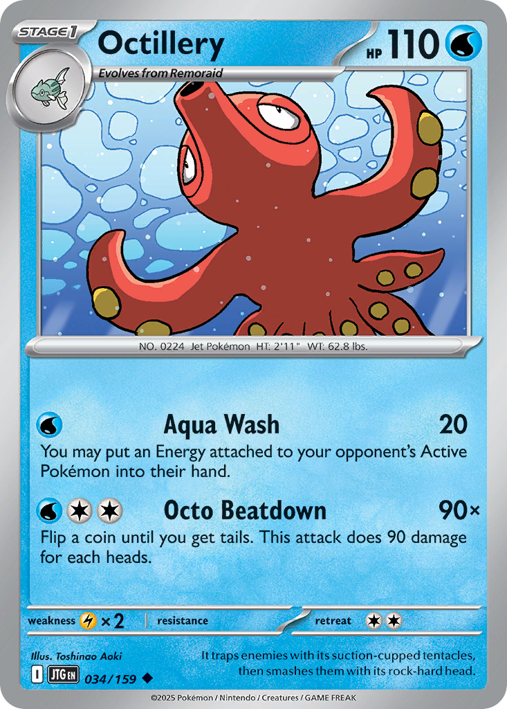 Octillery (Reverse Holo) 034/159