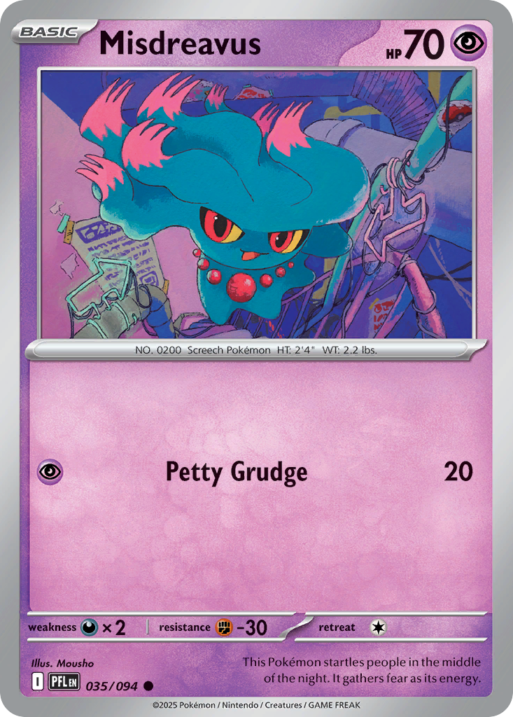 Misdreavus (Reverse Holo) 35/94