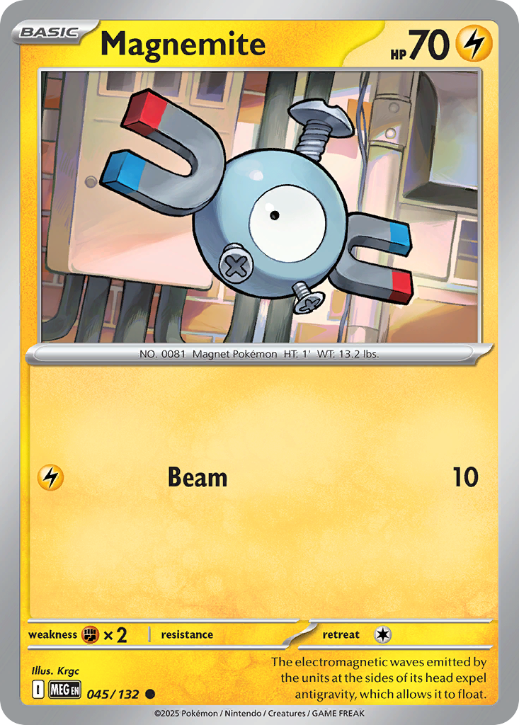 Magnemite (Reverse Holo) 045/132