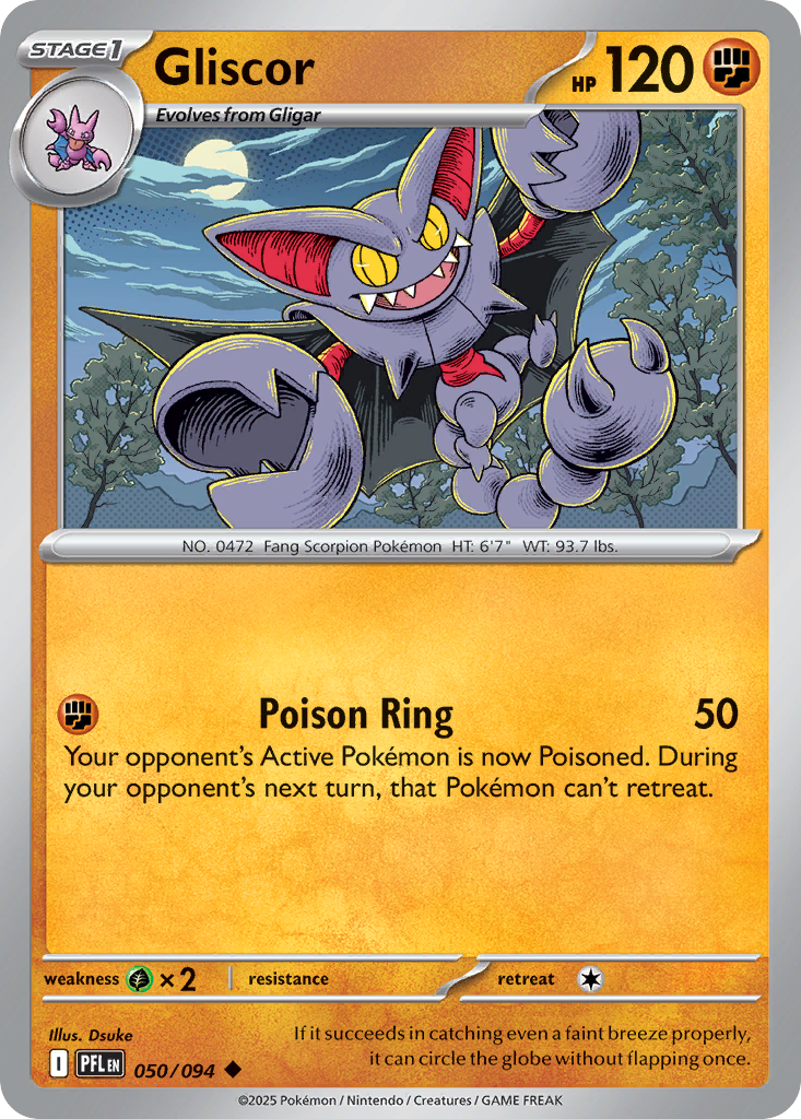 Gliscor (Reverse Holo) 50/94