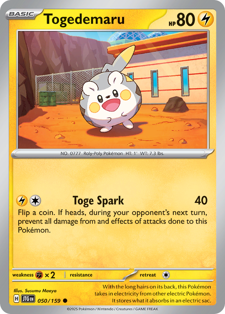 Togedemaru (Reverse Holo) 050/159