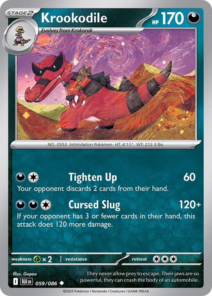 Krookodile (Reverse Holo) 59/86