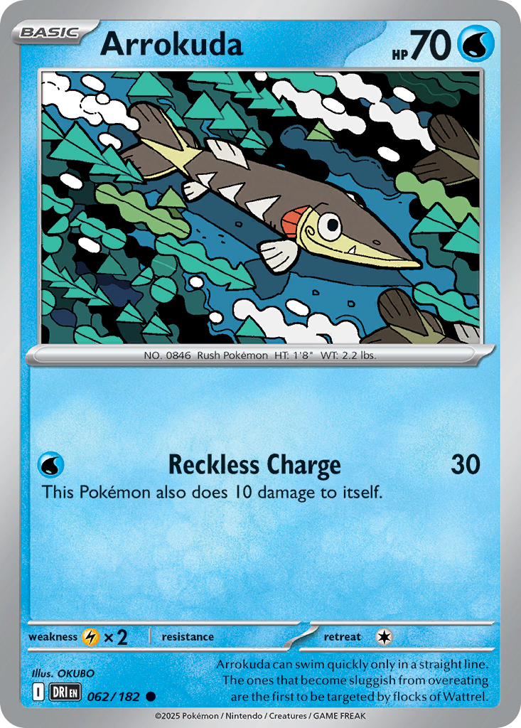 Arrokuda (Reverse Holo) 062/182