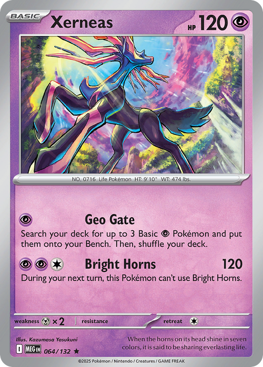 Xerneas (Reverse Holo) 064/132