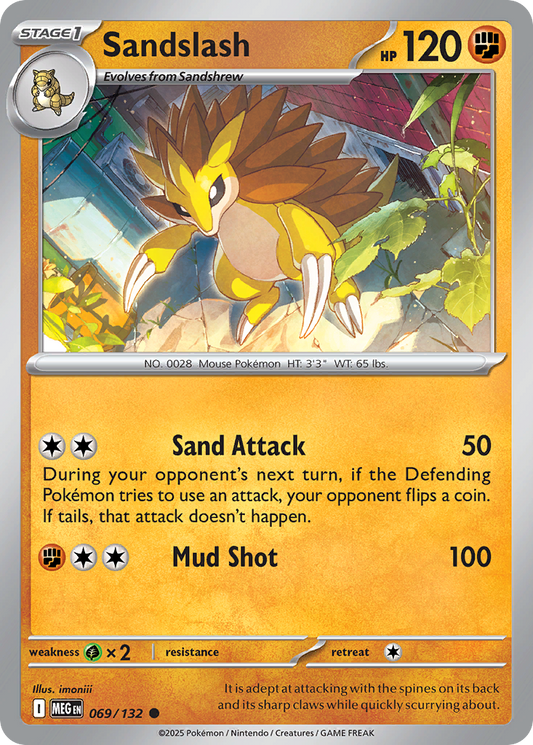 Sandslash (Reverse Holo) 069/132