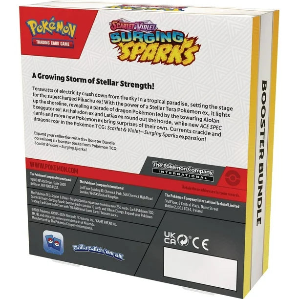 Pokemon TCG: Scarlet & Violet—Surging Sparks Booster Bundle