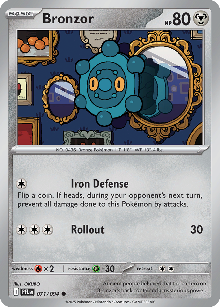 Bronzor (Reverse Holo) 71/94