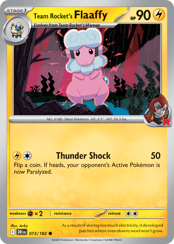 Team Rocket's Flaaffy 073/182