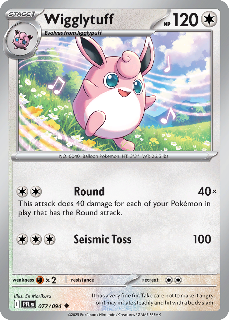Wigglytuff (Reverse Holo) 77/94