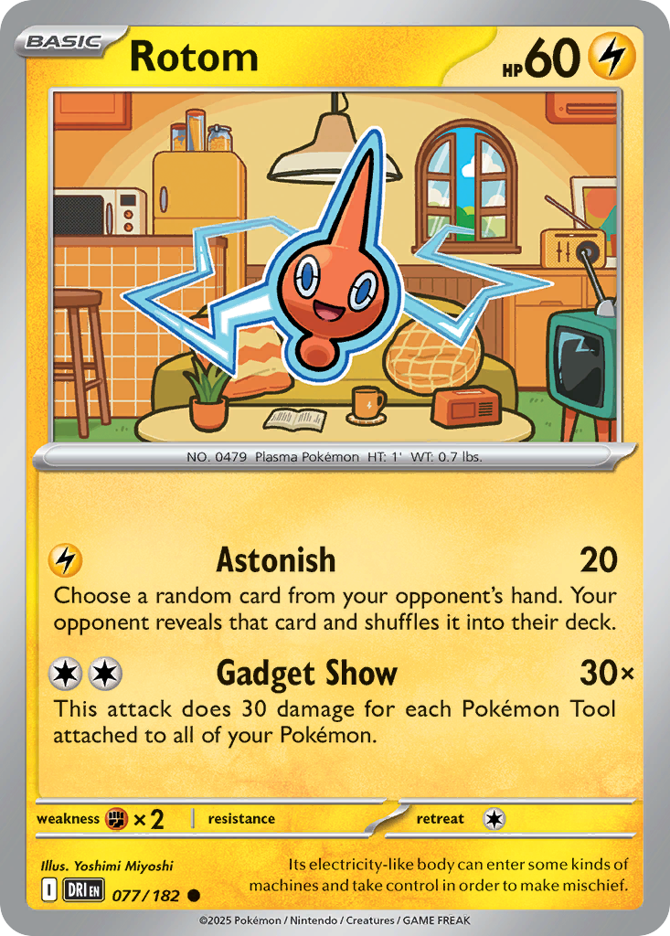 Rotom (Reverse Holo) 077/182