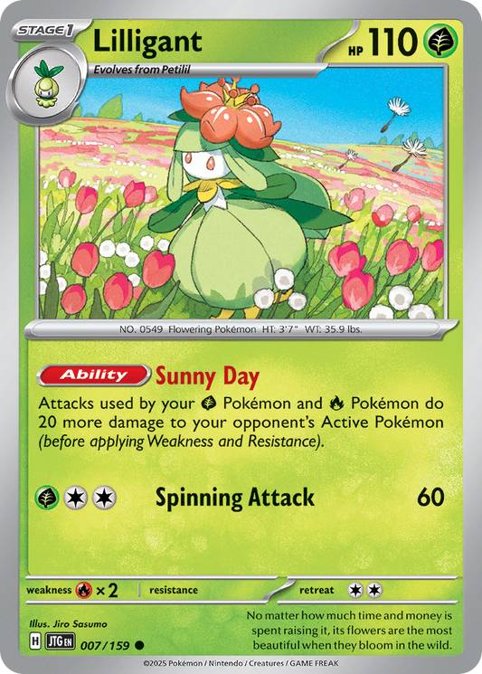 Lilligant (Reverse Holo) 007/159