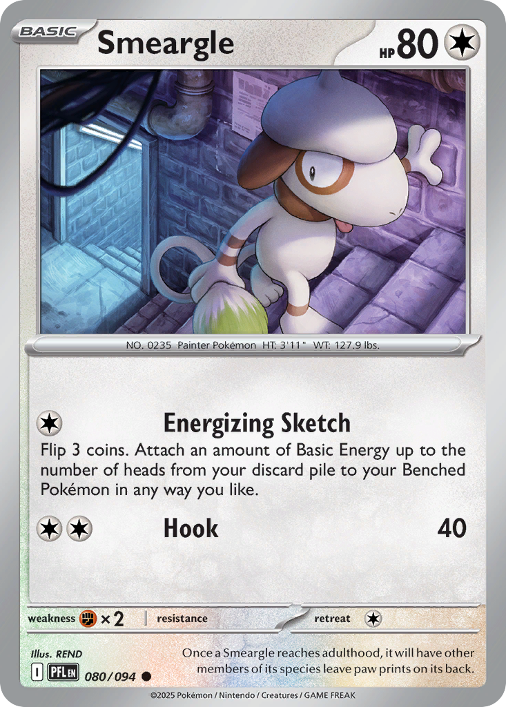 Smeargle (Reverse Holo) 80/94