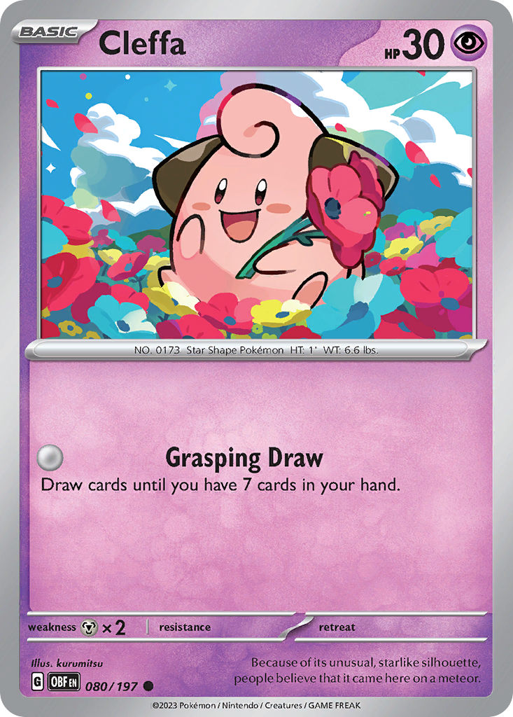 Cleffa (Reverse Holo) 080/197