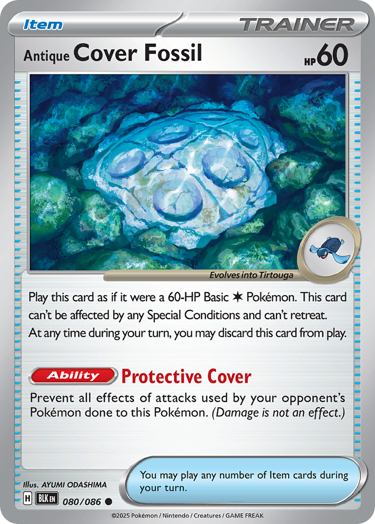 Antique Cover Fossil (Reverse Holo) 60/86