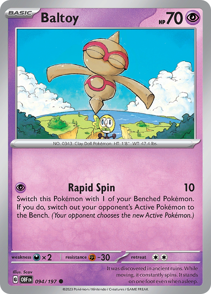 Baltoy (Reverse Holo) 094/197