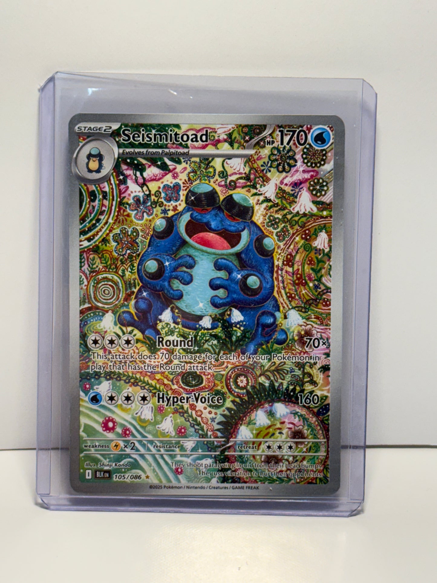 105/086 - Black Bolt - Seismitoad (Illustration Rare)