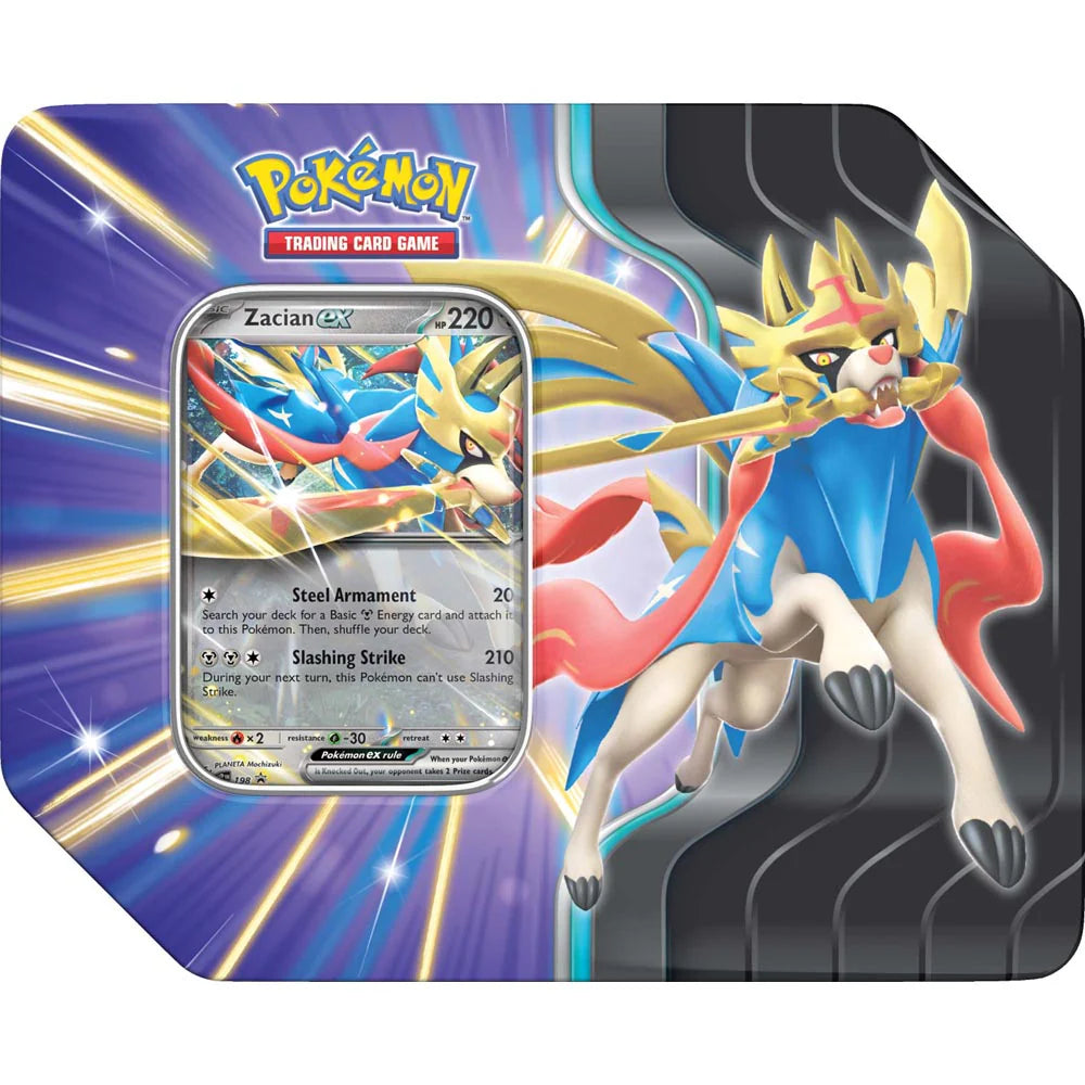 Pokemon - Slashing Legends Zacian Ex Tin