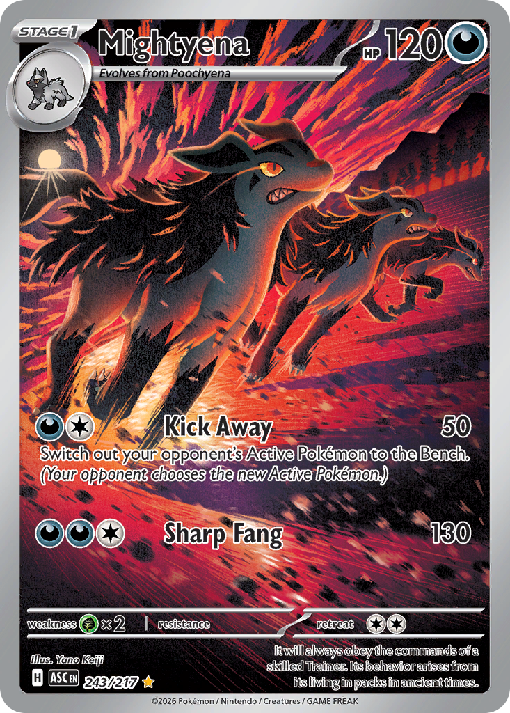 243 Mightyena - Ascended Heroes | Pokémon TCG