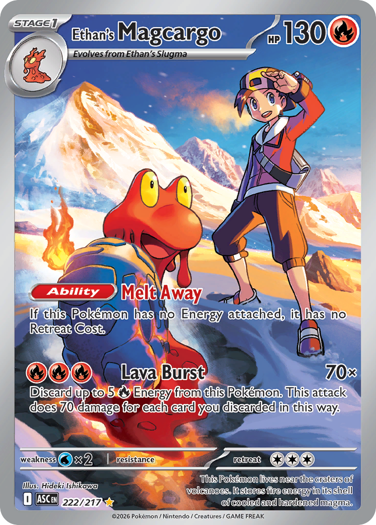 222 Ethan's Magcargo - Ascended Heroes | Pokémon TCG