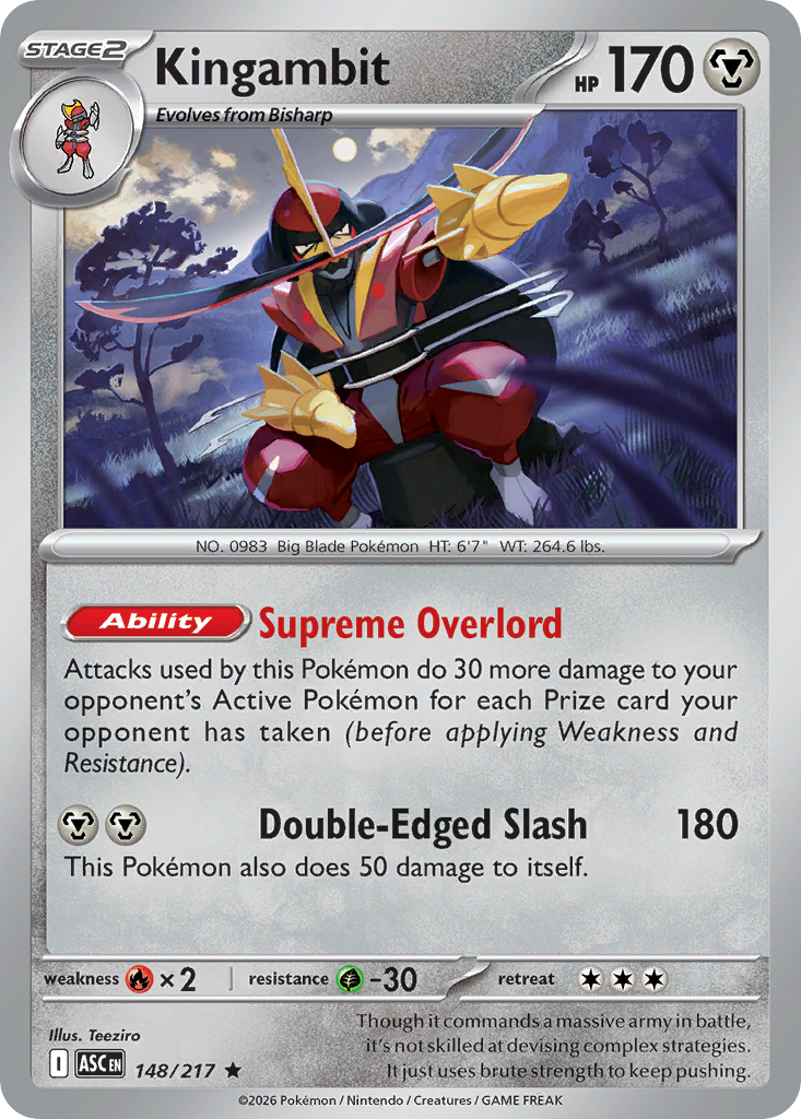 148 Kingambit - Ascended Heroes | Pokémon TCG