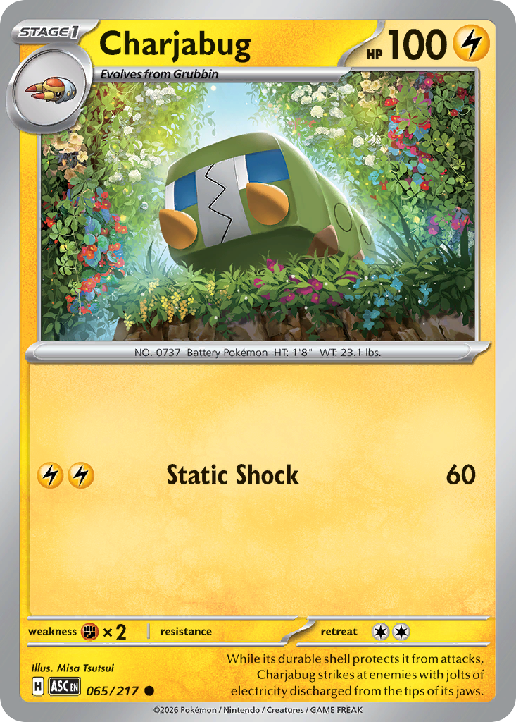 065 Charjabug - Ascended Heroes | Pokémon TCG