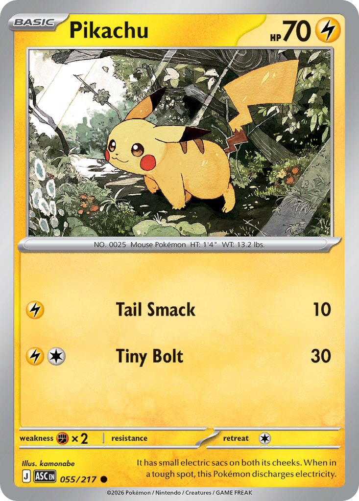 055 Pikachu - Ascended Heroes | Pokémon TCG