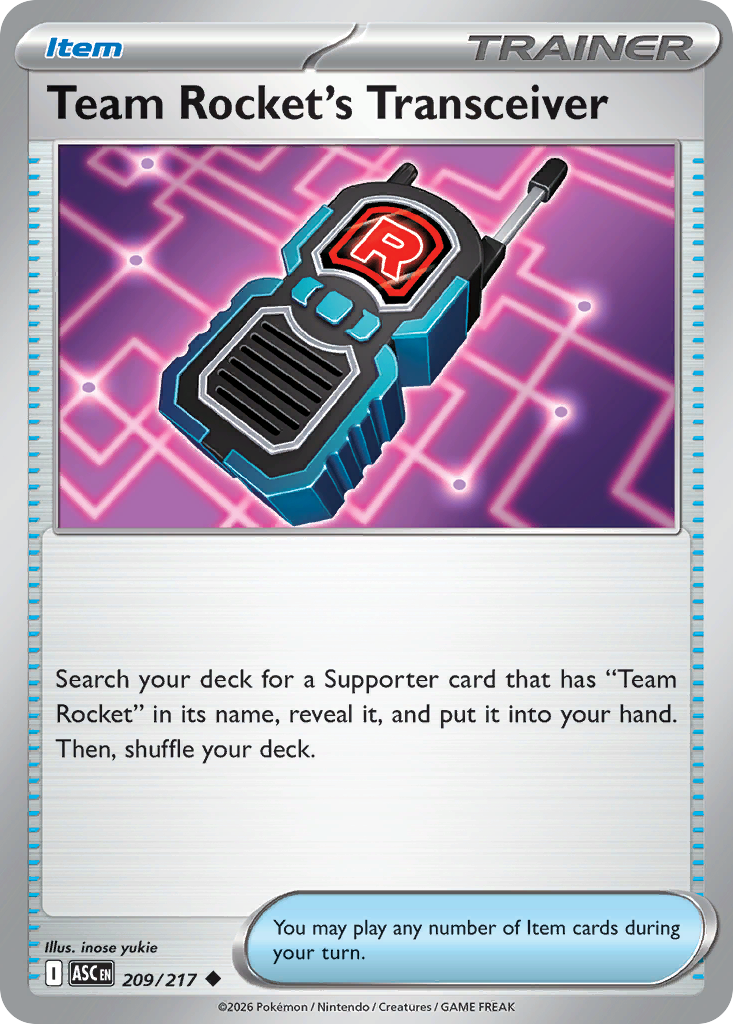 209 Team Rocket's Transceiver - Ascended Heroes | Pokémon TCG