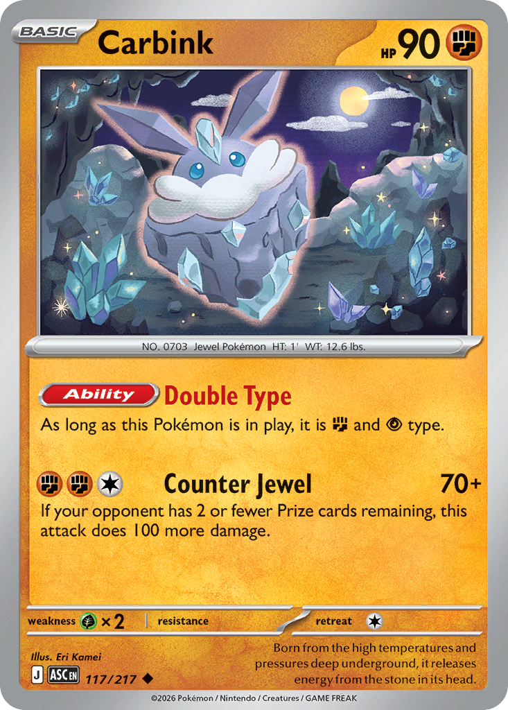 117 Carbink - Ascended Heroes | Pokémon TCG